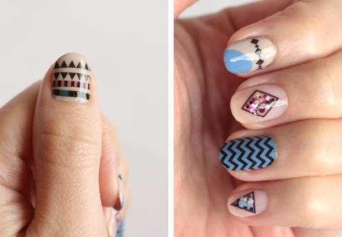 Vandklistermærker Designer Nail Art Designs