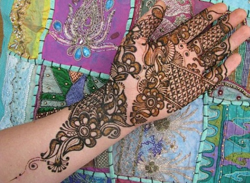 Bonyolult arab Mehndi Design