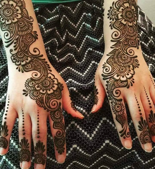 Kézi arab Mehndi Design