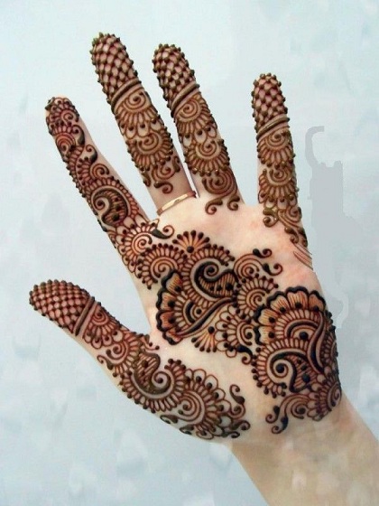 Floral arabisk Mehndi -design