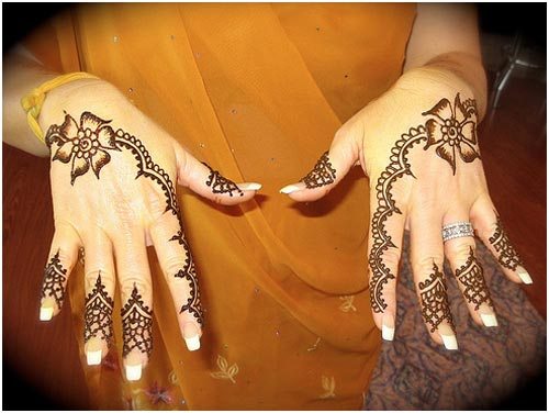 Arabiske mehndi -designs til hænder