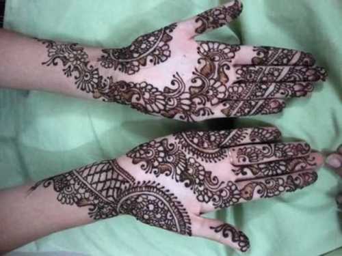 Floral arabisk stil Mehandi Design