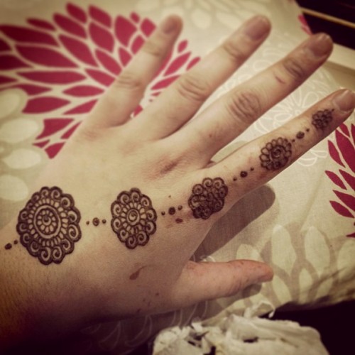 enkle arabiske mehndi -designs