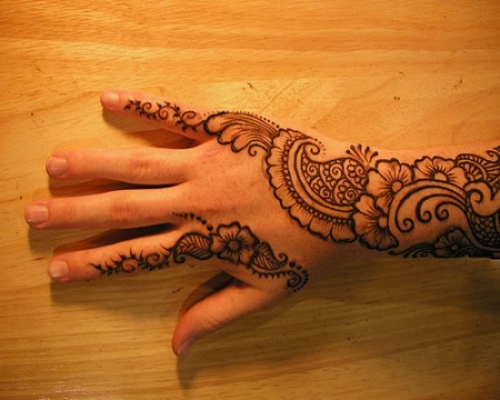 lette arabiske mehndi -designs