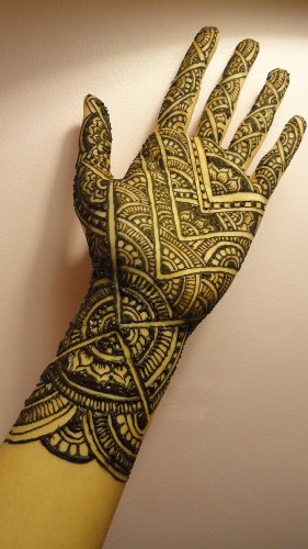 Professzionális arab kéz Mehndi Design