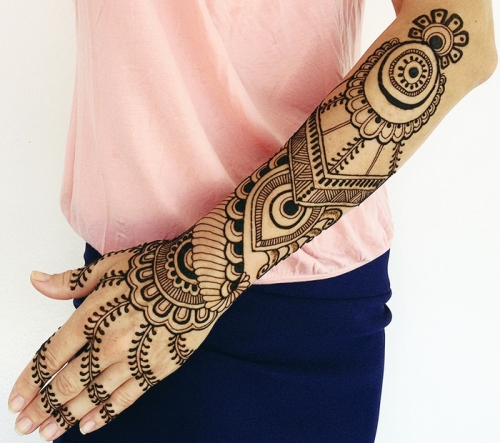 Arabisk Henna -design