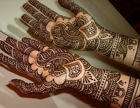 Levelek arab Mehndi Design