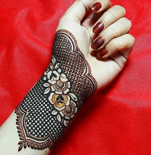 Moderne arabisk Mehndi -design