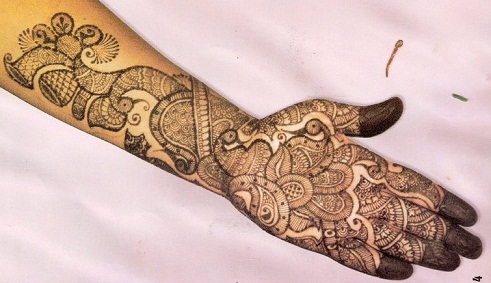 enkle arabiske mehendi -designs