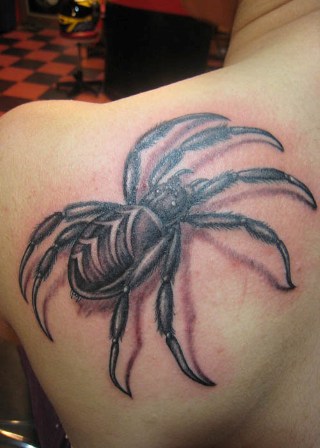 Tribal Spider 3D Tattoo Designs