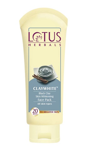 Lotus Herbals Clay White Black Clay Bőrfehérítő maszk