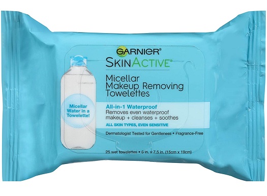 Garnier SkinActive micellás sminkeltávolító törlőkendők