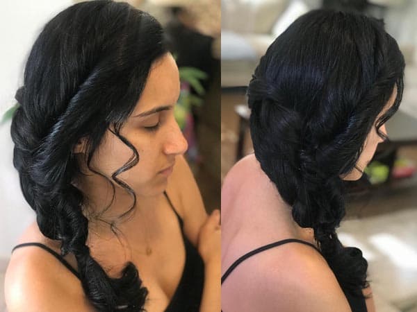 Side Braid frisure