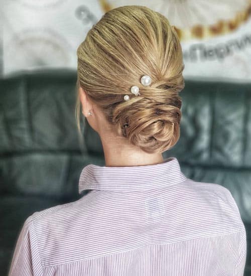 Twisted Wedding Bun