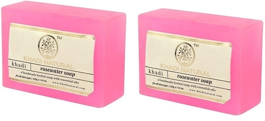 Khadi Naturals rosenvandssæbe til fedtet hud