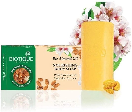 Biotique Bio Almond Oil Body Soap til fedtet hud