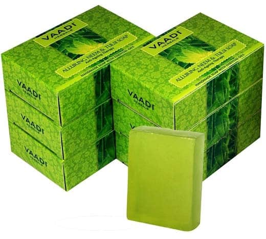 Vaadi Herbals Alluring Neem Tulsi sæbe til fedtet hud