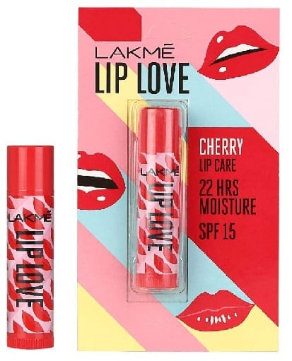 Lakme Lip Love Chapstick Cherry ajakbalzsam