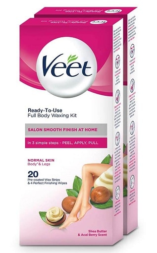 Veet Full Body Waxing Kit til normal hud