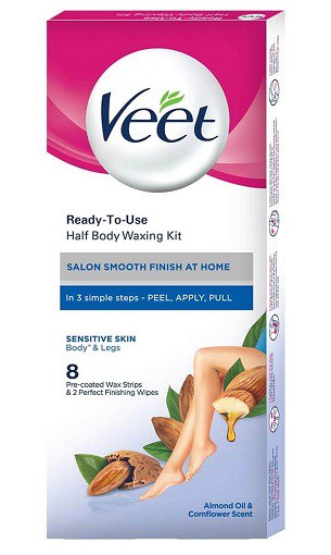 Veet Fuld Instant Waxing Kit til følsom hud