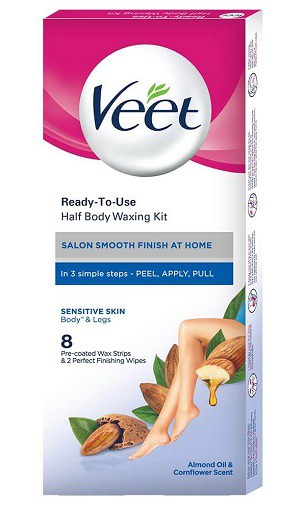 Veet Fuld Instant Waxing Kit til følsom hud