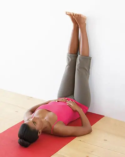 Legs Up The Wall Pose - yoga for at reducere stress