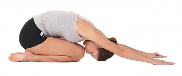 Child's Pose - anti stress yoga