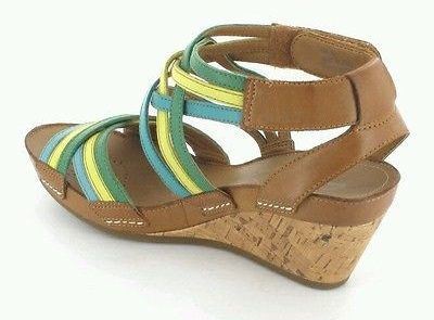 Flerfarvede rustfrie Clark -sandaler