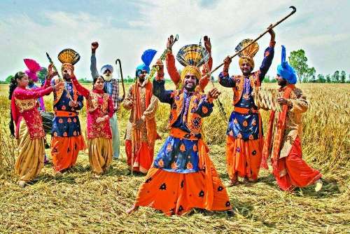 baisakhi ünneplés punjabban