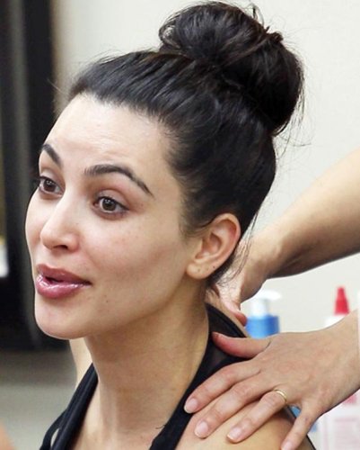 Kim Kardashian nul makeup