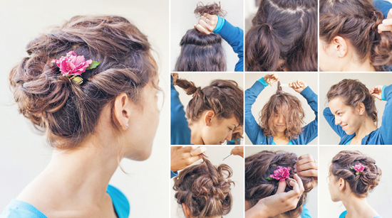 Blomster Updo