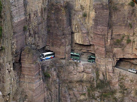 Guoliang Tunnel Road-fantastiske veje i verden