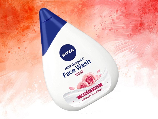 Nivea Milk Delights Ansigtsvask med Rose Til Følsom Hud