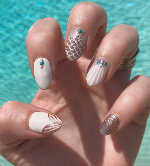 Nyári Nail Art Designs Beach