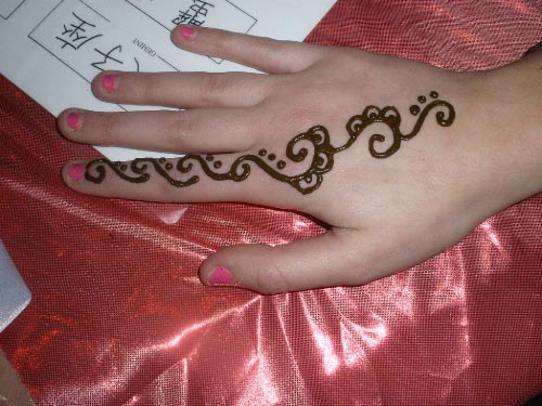 Enkelt henna -design til begyndere