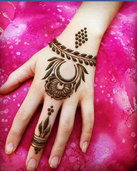 Enkle og nemme Mehndi -designs