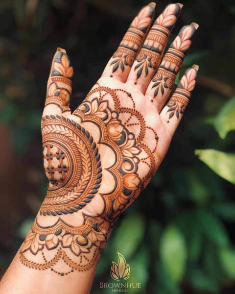 Enkle og nemme Mehndi -designs