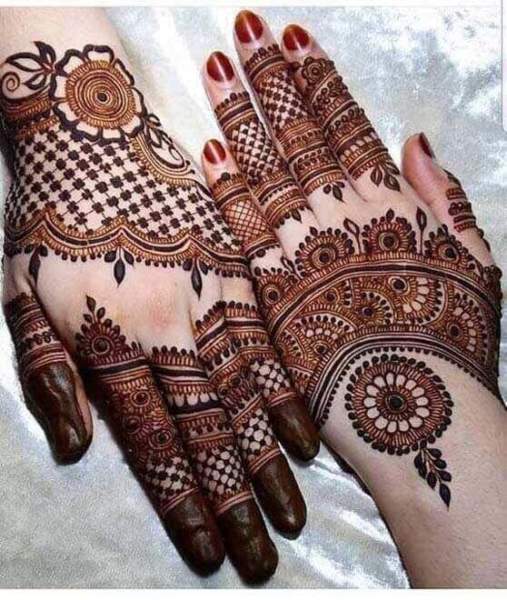 Bonyolult egyszerű Mehndi Design