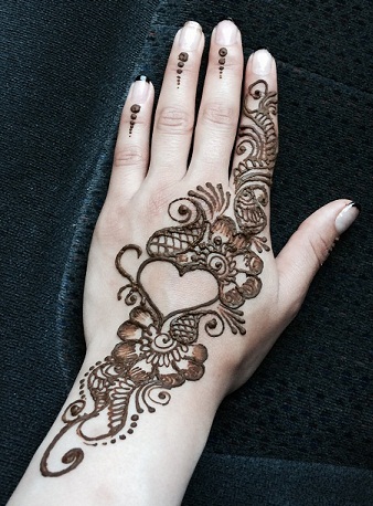 Enkle Mehndi -designs