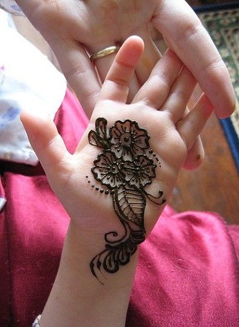 Let Mehndi -design til børn