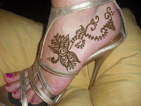 Mehndi Design til hæle