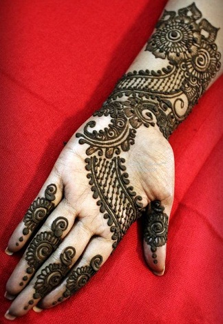 Palm Simple Mehandi Designs