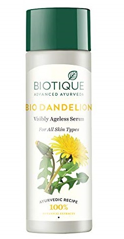 Biotique Bio Mælkebøtte Synligt Ageless Serum Til Fed Hud