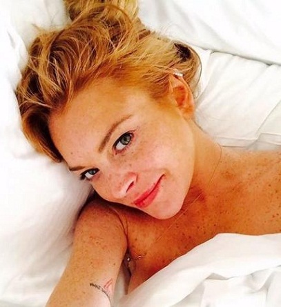 Lindsay Lohan uden makeup 5