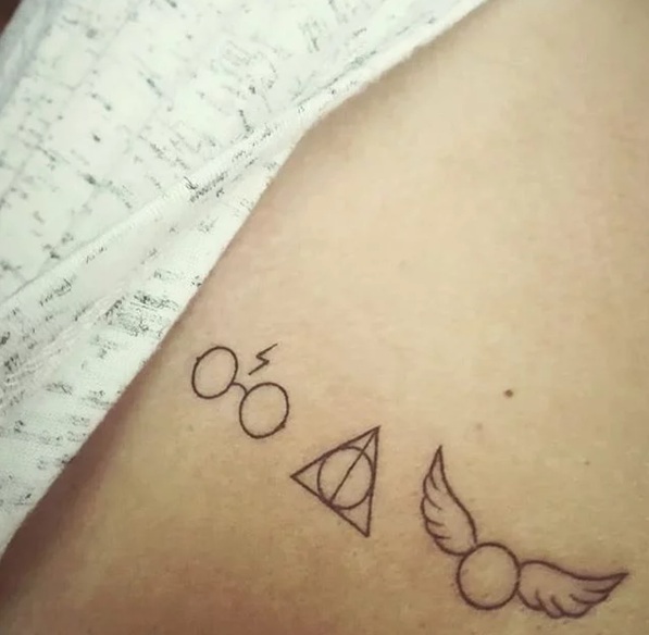 Små Harry Potter -tatoveringer