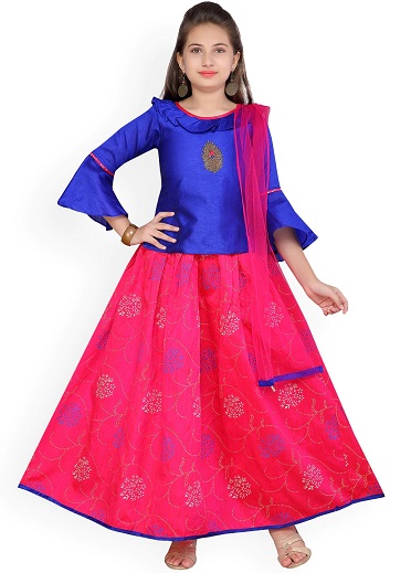 Lehenga Choli 13 éves lánynak