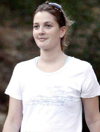 Drew Barrymore uden makeup 6