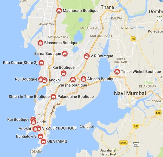 butikker i mumbai