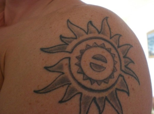 Tribal Sun Art For Guys