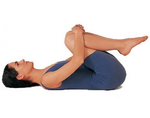 Yoga Asanas til hårfald - Apasana